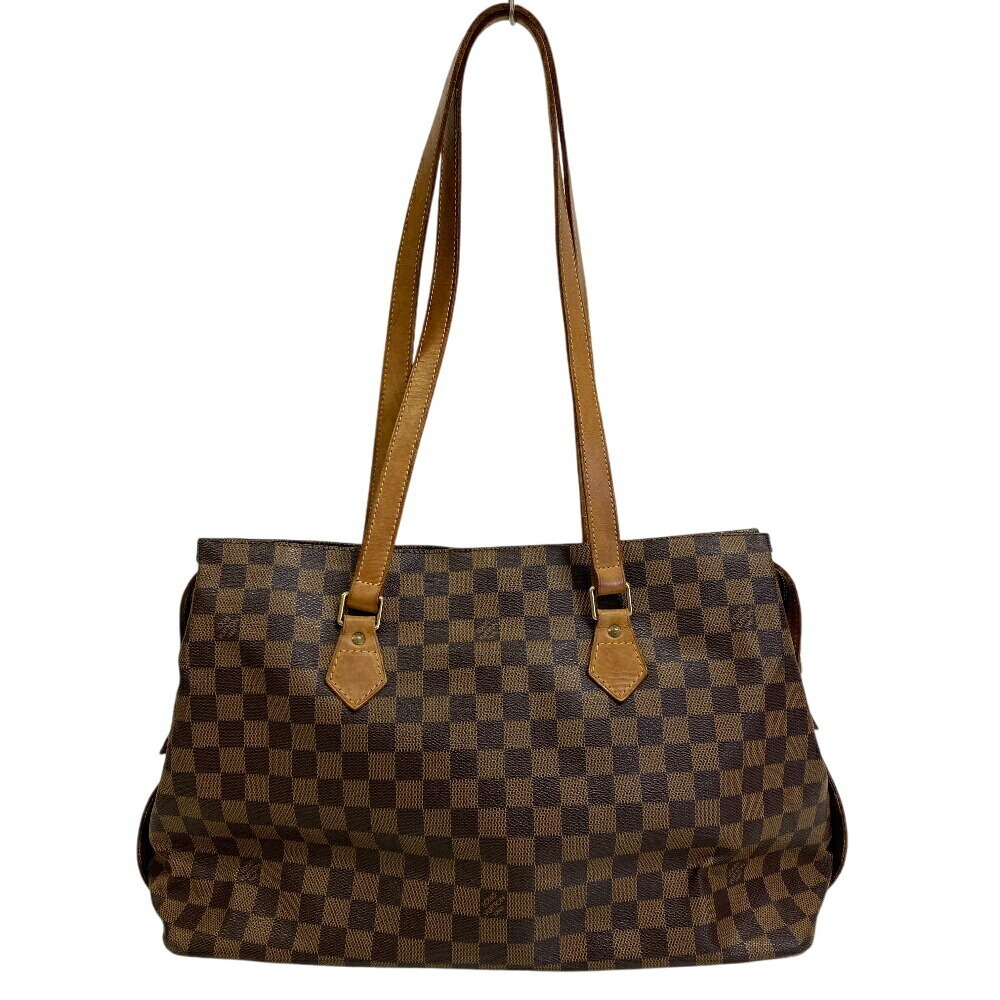 Louis Vuitton Columbine Annivery Damier Tote Bag Brown